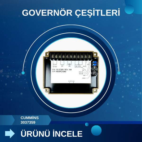Cummins 3037359 İçin Governör
