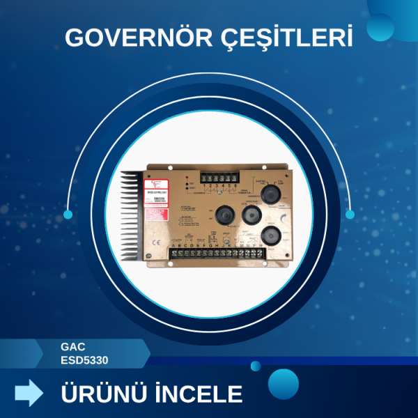 GAC ESD5330 Governör Kontrol Kartı