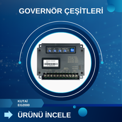 Kutai EG2000 Governör Kontrol Kartı