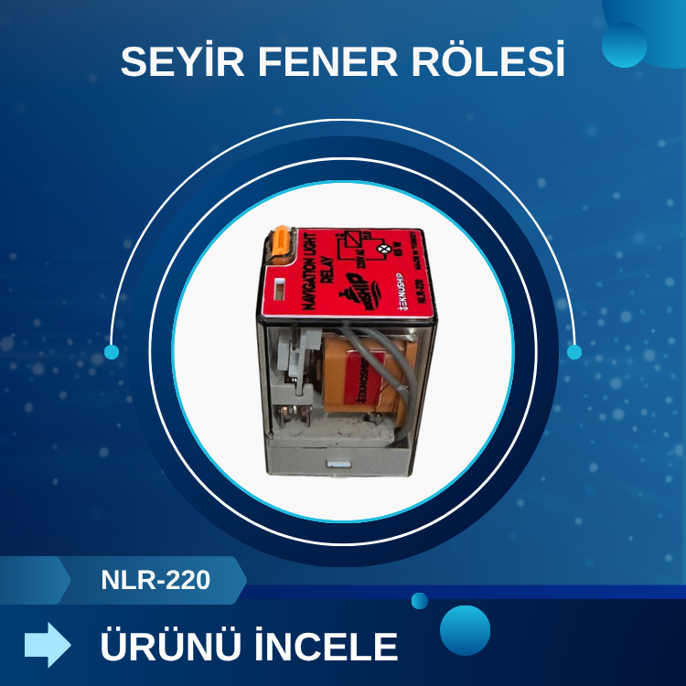 Seyir Fener Rölesi NLR-220 3 Seyir Fener Rölesi NLR-220 220V 65W - Görsel 4