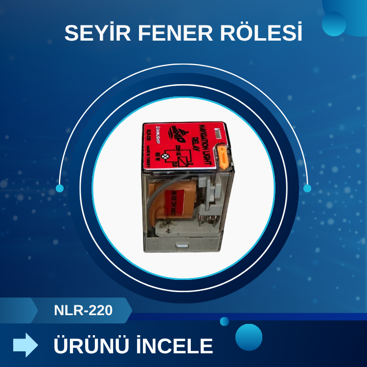 Seyir Fener Rölesi NLR-220 4 Seyir Fener Rölesi NLR-220 220V 65W - Görsel 3