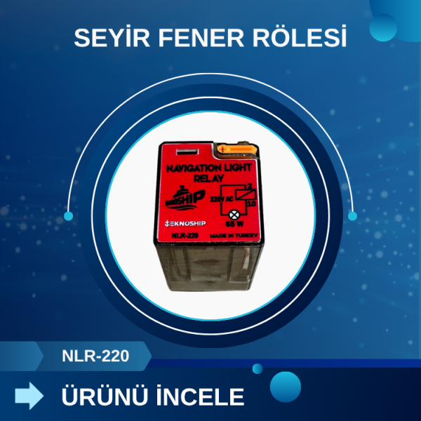 Seyir Fener Rölesi NLR-220 220V 65W