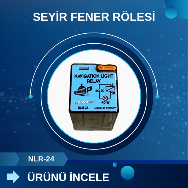 Seyir Fener Rölesi NLR-24 24V 40W