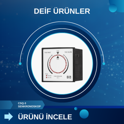 DEİF CSQ-3 SENKRONOSKOP - Görsel 2