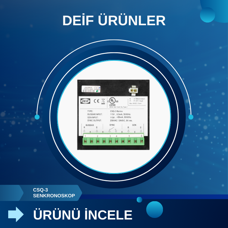 21 DEİF CSQ-3 SENKRONOSKOP - Görsel 4