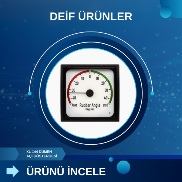 DEİF XL 144 DÜMEN AÇI GÖSTERGESİ