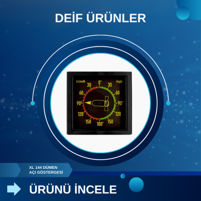 DEİF XL 144 DÜMEN AÇI GÖSTERGESİ - Görsel 2
