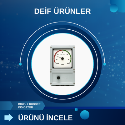 DEİF BRW-2 RUDDER INDİCATOR