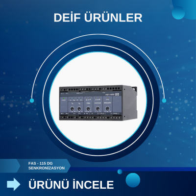 FAS-115DG Senkronizasyon ve Devre Kesici Kapatma
