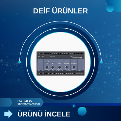 FAS-115DG Senkronizasyon ve Devre Kesici Kapatma - Görsel 2